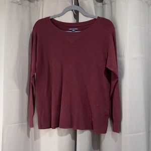 Burgundy sweater